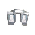 Lost Wax Investment Casting Carbon Steel Ring Lock Ledger End Head for Construction Formwork Accessories Dewax Precision Casting